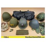 Military Surplus, Etc. Helmets. Etc.. Good Conditi