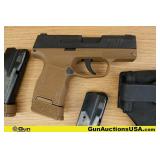 SIG SAUER P365 9X19 Pistol. Excellent. 3" Barrel.