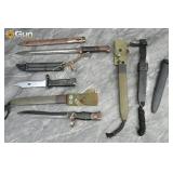 CSZ, INI, Surplus, Etc. Bayonets . Good Condition,