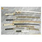 Swords Good Condition, Normal Handling Marks. Five