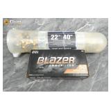 50 rounds CCI Blazer and approximately 400 roundco