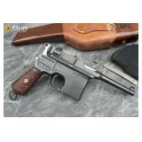 WAFFENFABRIK MAUSER BROOMHANDLE 9mm Pistol