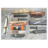 Bud K, Sharps Cutlery, Combat Ready, Etc. Knives .