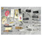 Assorted pocket knife lot with Gerber and Winchest