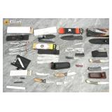 Bud K, Skull, Etc. Knives . Very Good. 16 Knives i