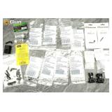 Assorted pistol and rifle firearm parts. Excellent