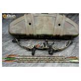 LOCAL PICK UP ONLY. Browning compound bow with cas
