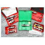 Hornady, RCBS, and Lee reloading die sets. .338 RC
