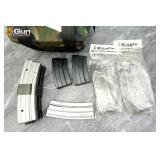 7 assorted MINI 14 rifle magazines, one a dual mag