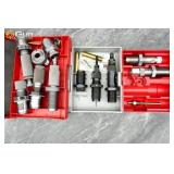 Three Hornady and Z-Hat custom reloading die sets.