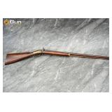 Antique black powder muzzleloading percussion rifl