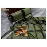 Five Remploy 5.56mm ammo bandoliers,Approx. 720 ro