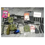 Assorted firearms accessories including One Center
