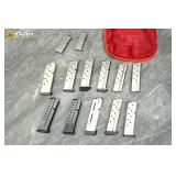 Twelve Assorted Colt, MecGar, Taurus, etc pistol m
