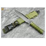 Ontario Knife Co. M-9 Bayonet with Scabbard. Excel