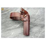 Leather Western Gun Belt and Holster Rig. Very Goo
