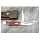 One Case XX 6265 SAB SS folding pocket knife. Very