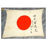 One Japanese WWII Good Luck Flag. Very Good Condit