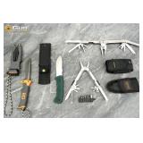 Multi-tools and Knives. Very Good Condition. Inclu