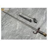 Military bayonets. Fair Condition with rust. Inclu