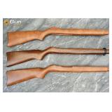 Wood rifle stocks. Very Good Condition. Features t