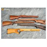 M1 Carbine and assorted wood stocks. Good Conditio