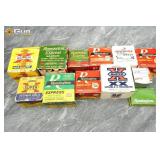 Remington and Winchester, mostly vintage ammo. App