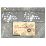 Hornady centerfire ammunition. Approx 60 rounds in