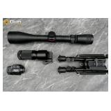 Redfield optic, Streamlight weapon light, and acce
