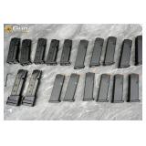 Assorted Glock 43X/48 and Model 17 pistol magazine