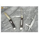 Camillus and Winchester pocket knives. Very Good C