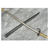French Model 1866 Chasseport sword bayonet. Good C