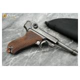 ERFURT P08 9mm ALL MATCHING NUMBERS Pistol. Good c