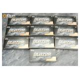 Blazer 9mm ammo. Approx. 500 rounds in total. Cont