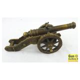 Brass Cannon Black Powder. Very Good Condition. A