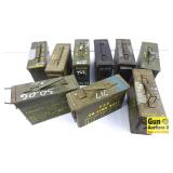 U.S.A. Army Ammo Cans. Good Condition. Nine in tot