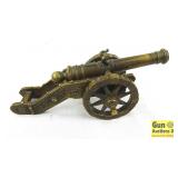 Brass Cannon Black Powder. Very Good Condition. A