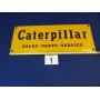 CATERPILLAR NO.48 PORCELAIN ENAMEL SIGN
