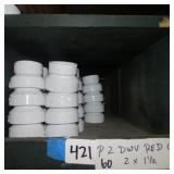 (60) P 2"X1.5" DWV RED CPLG
