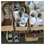 ASSORTED 3" SCH40 CAPS , ELBOWS & CROSSES