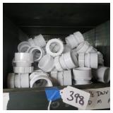 (50) P 1.5"X1.25" DWV RED MALE ADPTR