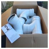 (7) P 4 SDR35 GAS SAN TEES