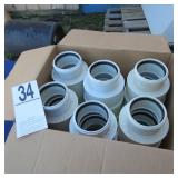 (12)  P 6 X 4 PVC GAS REDUCER