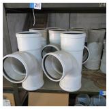 (8) 6"X6" GAS TEES