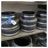 (6) INDIANA SEAL 8" - 6" CI / PLAST