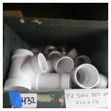 (15) P 2"X2"X1.5" DWV RED SAN TEE