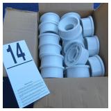 (30)  PVC - DWV 3 X 1 1/2 FLUSH BUSHING SXH