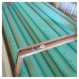 BUNK OF 6" PERFORATED GREEN SEWER PIPE 10