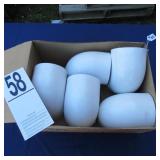 (5) P 4 SCH40 90 DEG. EL