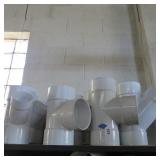 ASSORTED 6" PIPE FITTINGS TEES & WYES